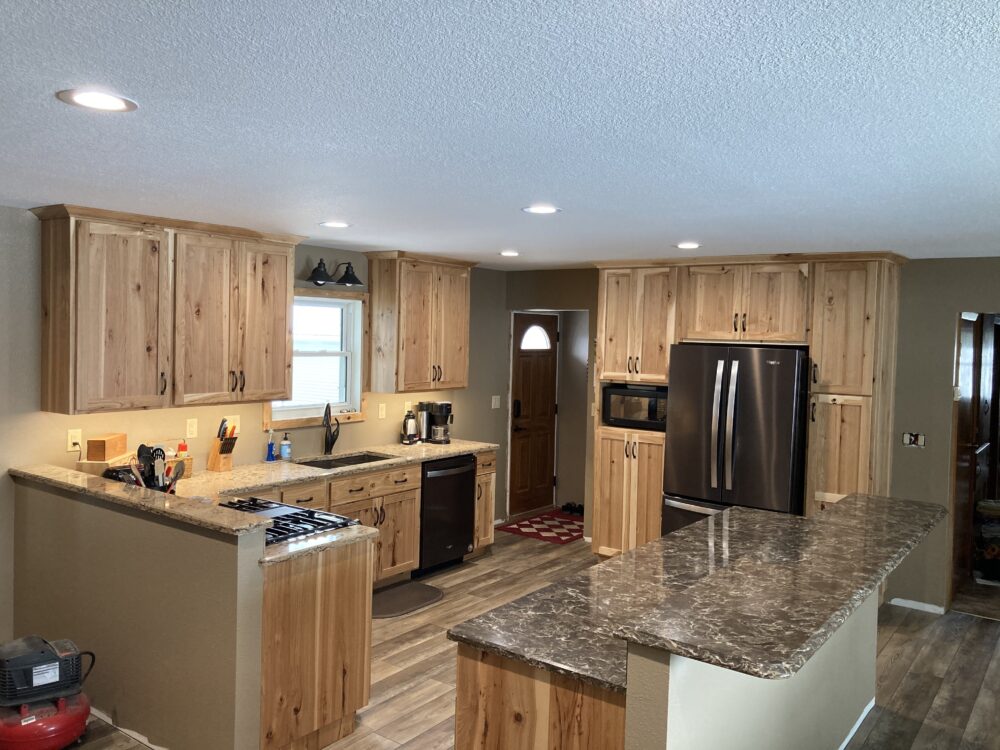 BEFORE AND AFTER BACKWOODS DESIGNS backwoods designs custom kitchen cabinet maker in winnebago mn