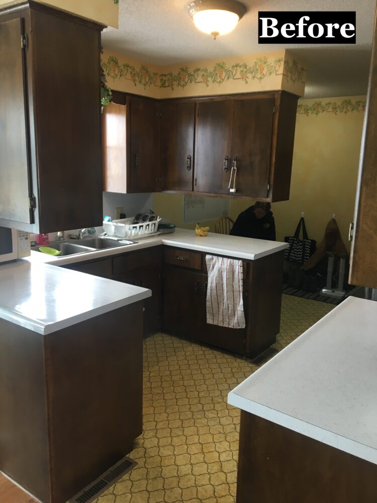 BEFORE AND AFTER BACKWOODS DESIGNS backwoods designs custom kitchen cabinet maker in winnebago mn