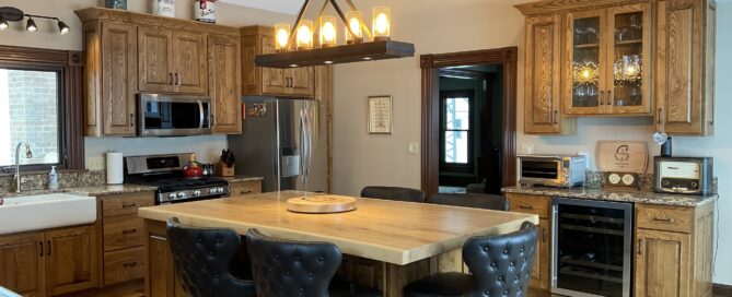 homestead project woodwork cabinetry backwoods designs winnebago mn